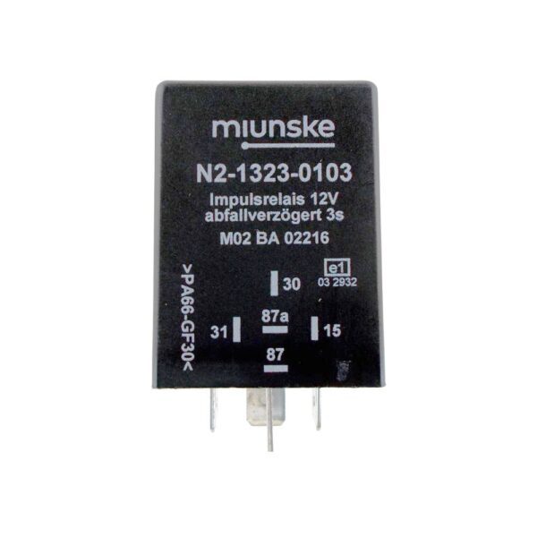 Switch-off Delayed Impulse Relay 12V, 3sec, no dry contact, negative triggered