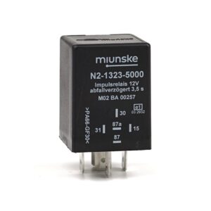 Switch-off Delayed Impulse Relay 12V, 3.5sec, dry contact, positive triggered