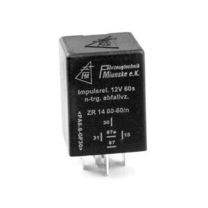 Switch-off Delayed Impulse Relay 12V, 60sec, no dry contact, negative triggered