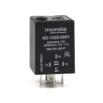 Switch-off Delayed Timer Relay 12V,  NC 10A/NO 15A, 0.5…5sec adjustable, no dry contact, retriggerable
