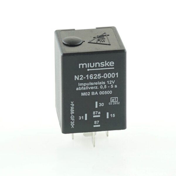 Switch-off Delayed Impulse Relay 12V, 0.5...5sec adjustable, no dry contact, positive triggered