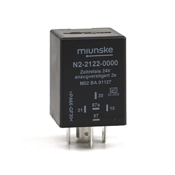 Switch-on Delayed Timer Relay 24V, 2sec, dry contact