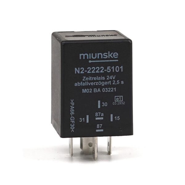 Switch-off Delayed Timer Relay 24V, 2.5sec, no dry contact, retriggerable