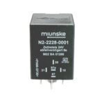 Switch-off Delayed Timer Relay 24V, 8sec, no dry contact, retriggerable