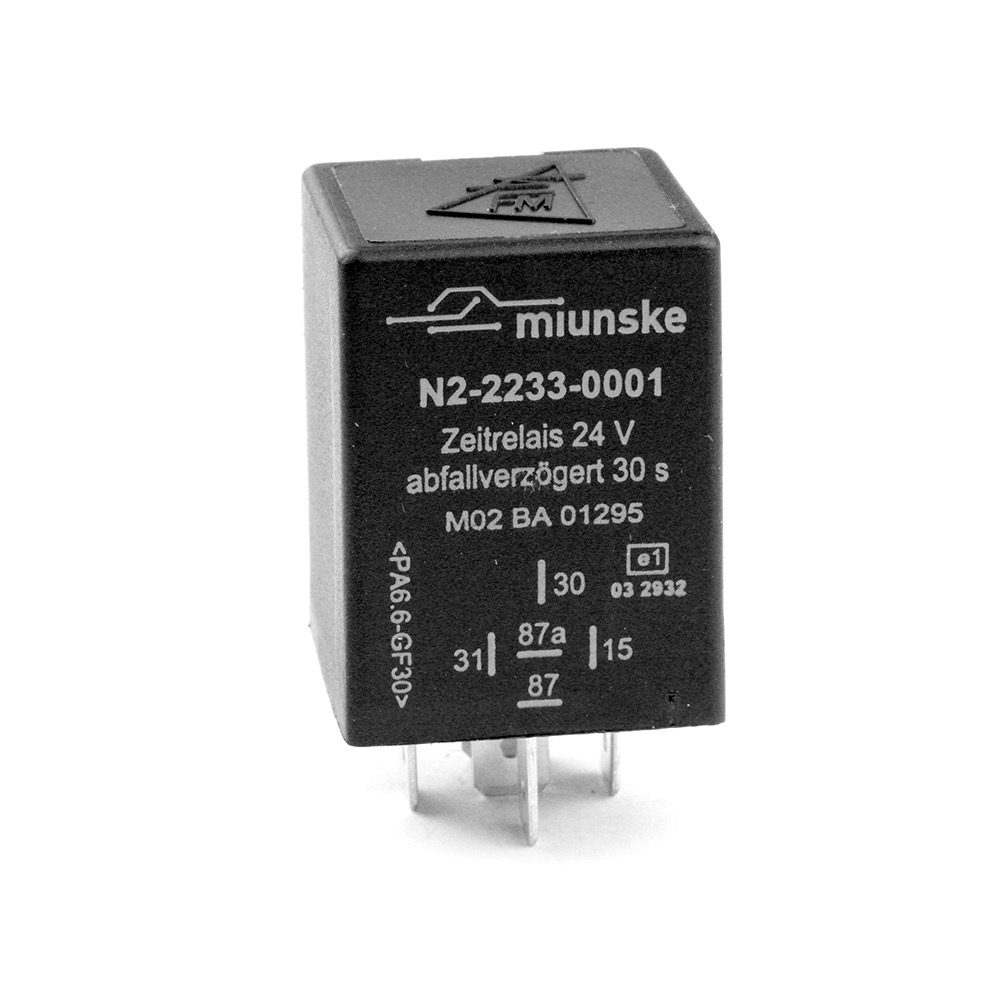 Switch-off Delayed Timer Relay 24V, 30sec, no dry contact ...