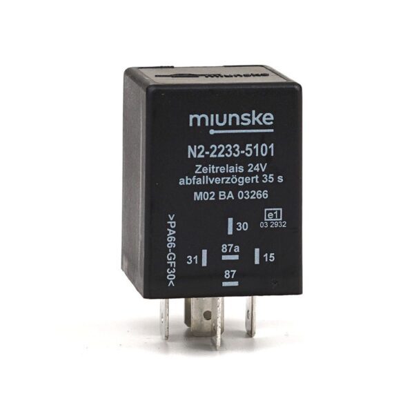 Switch-off Delayed Timer Relay 24V, NC 30A/NO 40A, 35sec, no dry contact, retriggerable