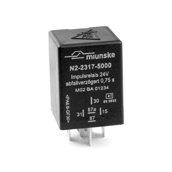Switch-off Delayed Impulse Relay 24V, 0.75sec, dry contact, positive triggered