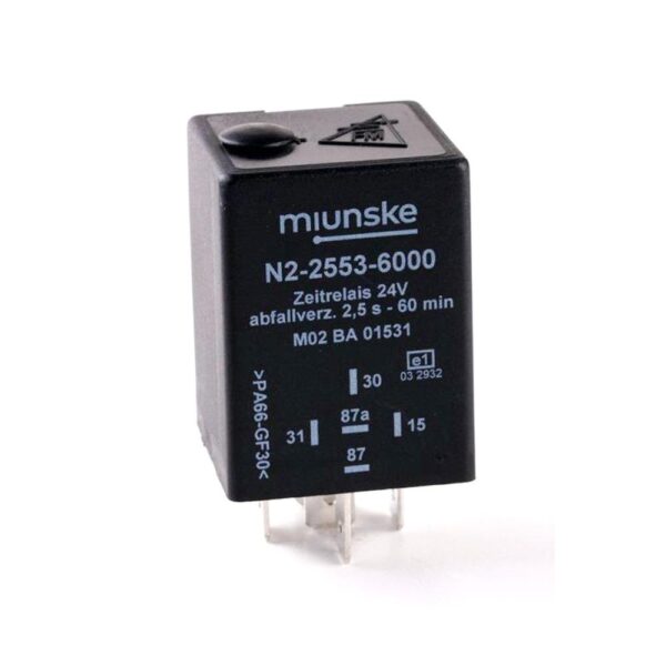 Switch-off Delayed Timer Relay 24V, 2.5sec...60min adjustable, no dry contact