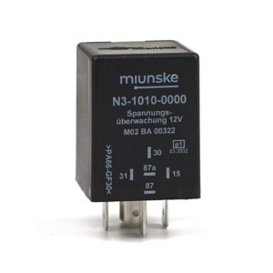 Voltage Monitoring Relay 12V, NC 10A/NO 15A, U(on) 11V, U(off) 10V