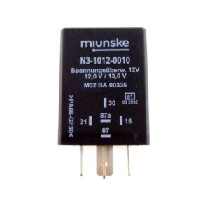 Voltage Monitoring Relay 12V, U(on) 13V, U(off) 12V, delayed 0.1sec, reclosing lock 180sec