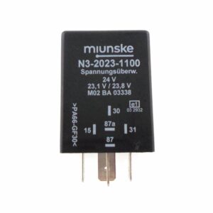 Voltage Monitoring Relay 24V, NC 20A/NO 20A, U(on) 23.8V, U(off) 23.1V, delayed, reversed power ports