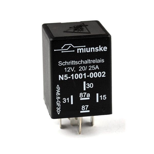 Stepping Relay 12V, 20/25A, triggering input positive triggering