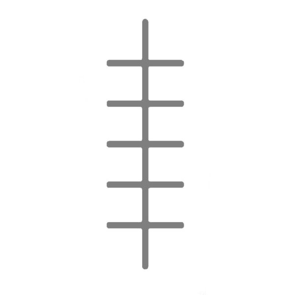 Grid Doming for CAN Keypad, 12 keys, clear, backside selectively self-adhesive