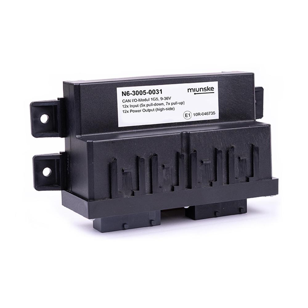 CAN I/O-Module 1G5, 9-36V, 12 x Input (5 x pull-down, 7 x pull-up), 12 ...