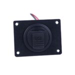 Power Double USB Socket 8-34VDC with integrated power voltage converter, with cap, with mounting plate