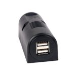 Power USB Surface Mounted Socket, 8-34 VDC / 5 VDC 3.000 mA with integrated power voltage converter