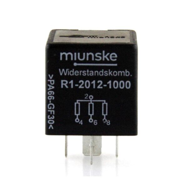 Resistor combination 0.6W, 1 x 100 Ohm, 2 x 1 kOhm, connected