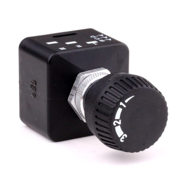 Rotary Switch, I-II-III, unlit, IP53