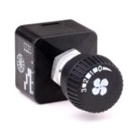 Rotary Switch, 0-I-II-III/ 4 levels, unlit, IP53, symbol “ventilation fan or blower”