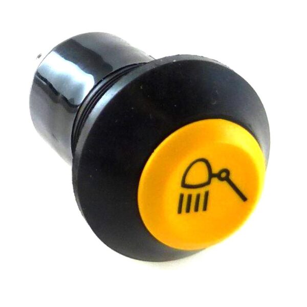Push Button Switch, 12V/20A, 24V/10A, button yellow, symbol "work light"