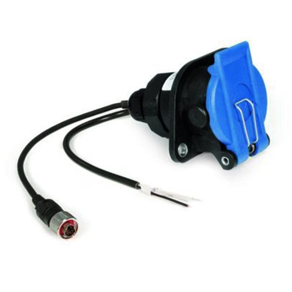 ABS socket, 7-pin, for camera connection on cabin side