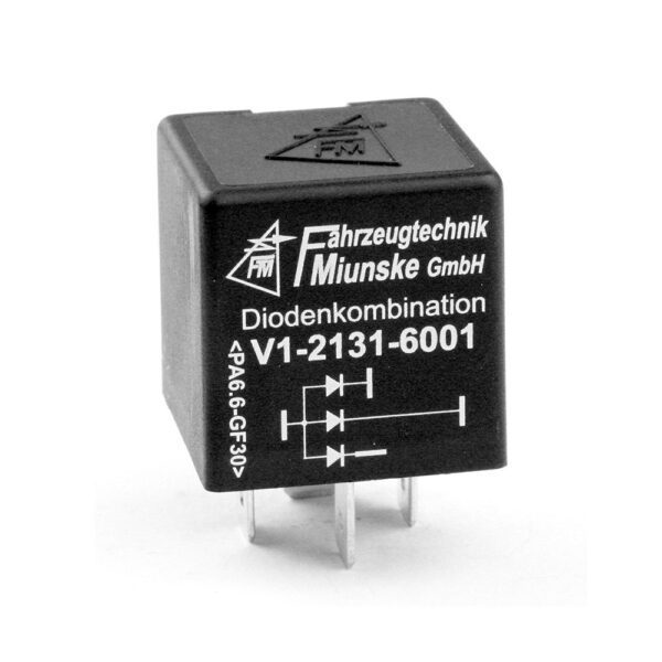 Diode Combination with 3 diodes, 1A, 1000V