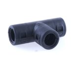 Hinged Conduit Joiner T-shape NW 8,5-8,5-8,5, black