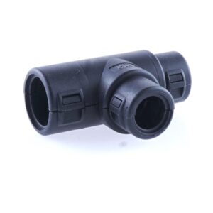 Hinged Conduit Joiner T-shape, NW 13-8.5-10, black