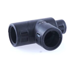 Hinged Conduit Joiner T-shape, NW 13-13-7.5, black