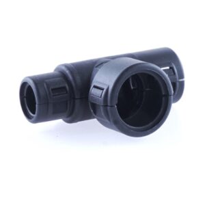 Hinged Conduit Joiner T-shape, NW 7.5-13-10, black