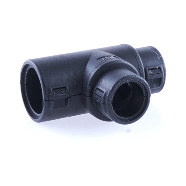 Hinged Conduit Joiner T-shape, NW 17-13-13, black