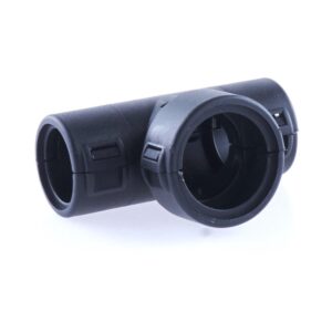 Hinged Conduit Joiner T-shape, NW 13-17-13, black