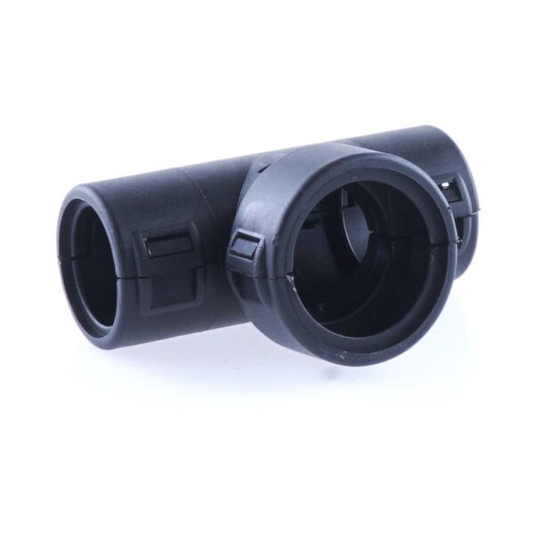 Hinged Conduit Joiner T-shape, NW 13-17-13, black