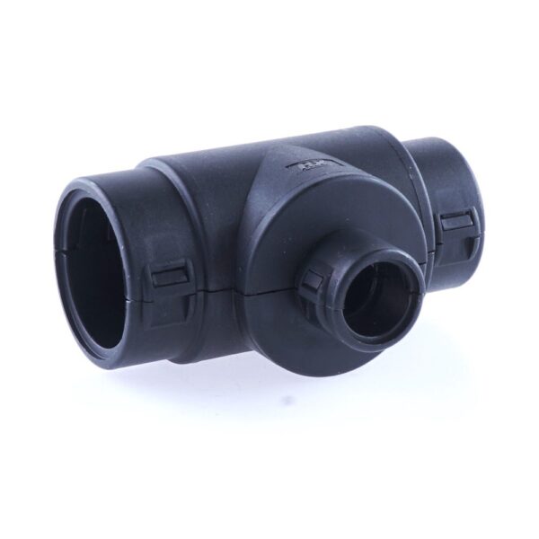 Hinged Conduit Joiner T-shape, NW 22-10-17, black