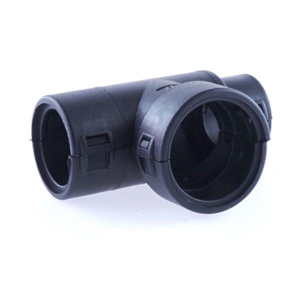 Hinged Conduit Joiner T-shape NW 17-22-13, black