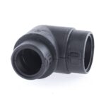 Hinged Conduit Joiner elbow, NW 22-17 90°, black