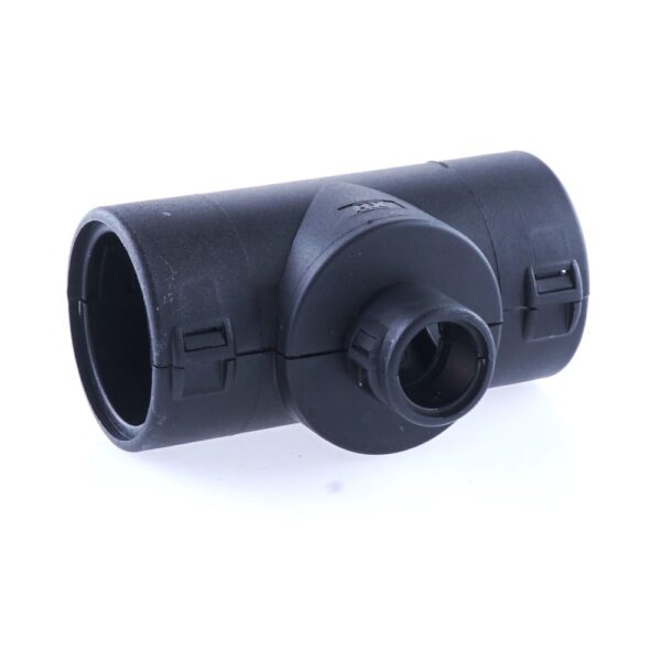 Hinged Conduit Joiner T-shape, NW 23-10-23, black