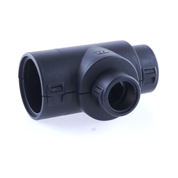 Hinged Conduit Joiner T-shape, NW 23-13-17, black