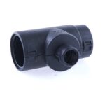 Hinged Conduit Joiner T-shape, NW 23-10-22, black