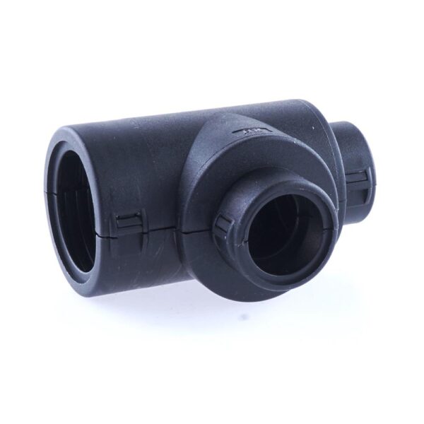 Hinged Conduit Joiner T-shape, NW 26-17-17, black