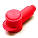 terminal insulation boot, cable diameter 12.7 mm, contact diameter 26 mm, red