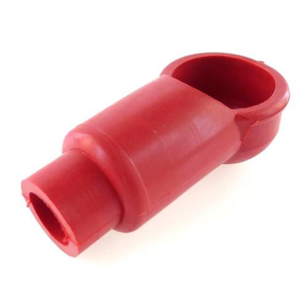 terminal insulation boot, cable diameter 15.2 mm, contact diameter 32 mm, red