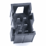 JPT-Male Connector, 6-pole (3×2), PFT, Coding A, black