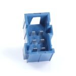 JPT-Male Connector, 6-pole (3×2), PFT, Coding A, blue