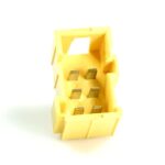 JPT-Male Connector, 6-pole (3×2), PFT, Coding A, yellow