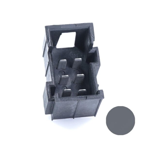 JPT-Male Connector, 6-pole (3x2), PFT, Coding A, grey