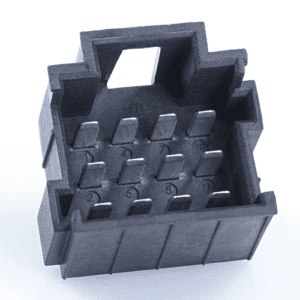 JPT-Male Connector, 12-pole(3x4), PFT, Coding A, black