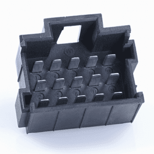 JPT-Male Connector, 15-pole (3x5), PFT, Coding A, black