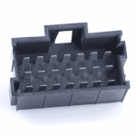 JPT-Male Connector, 21-pole(3×7), PFT, Coding A, black