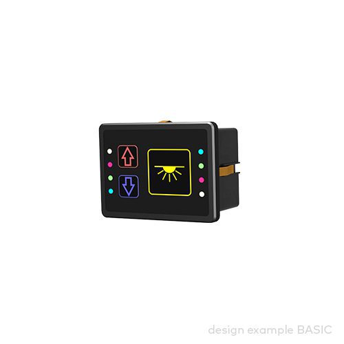 control panel pilot® 3.3, 3 push buttons/indicator fields, incl. 1 XL-button